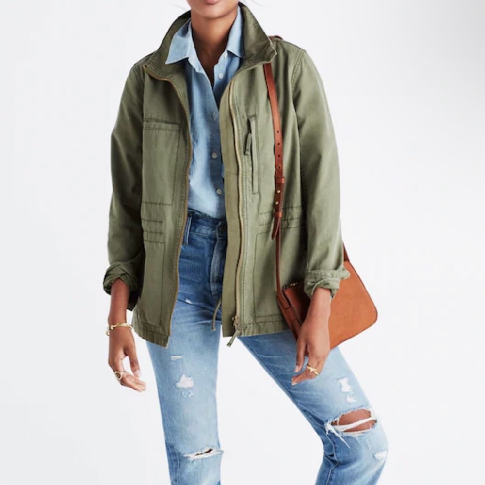 Madewell Fleet Utility Jacket in Olive